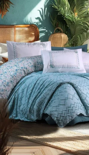 طقم كوفرتة سرير كبير( lava 15)